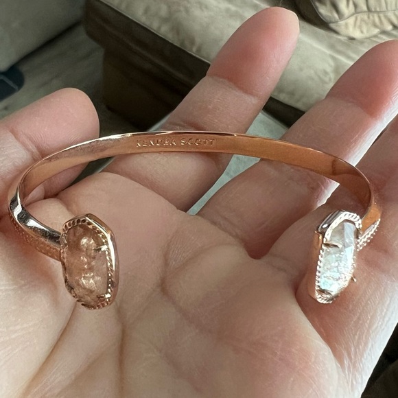 Rose Gold Kendra Scott Elisa Necklace Bracelet Matching Set - Picture 7 of 13